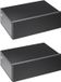 Homcom Table de chevet - Panneau de particules - 40x30x15cm - Noir