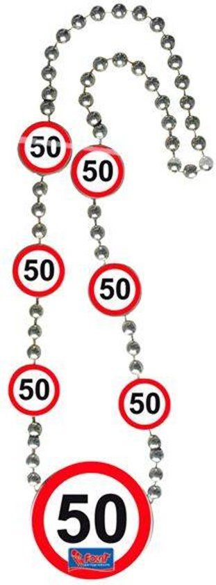 Folat Ketting Verkeersbord - 50 jaar