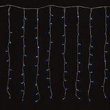 AUTOUR DE MINUIT Zonnebanner, 140 leds, blauw, L2 x H1m, 8 functies, Tp-draad
