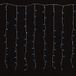 AUTOUR DE MINUIT Zonnebanner, 140 leds, blauw, L2 x H1m, 8 functies, Tp-draad