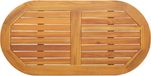 vidaXL - Tafelblad - Olie - Natuurlijk - 100 x 50 x 2 cm - Massief Acacia Hout