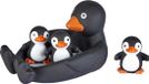 Ravensden Jouet de bain Ensemble - Mère et enfants pingouins - Caoutchouc