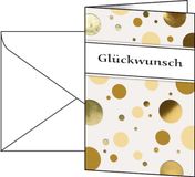 SIGEL Felicitatiekaart 'Gouden Bubbel' Goud 10 stuk(s)