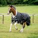 Horseware Ireland Amigo 1200D Tapis de pré 0g Noir/Titane Gris & Argent 145 cm