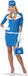 Vegaoo Metamorph GmbH Sexy Blauw Stewardess Kostuum voor Vrouwen - Verkleedkleding - Large
