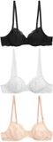 Next - Dames - Katoenmix ultiem comfort beha's verpakking van 3 - Zwart