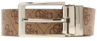 GUESS riem Milano Adjustable & Reversible Belt H35 W95 Beige / Brown bruine