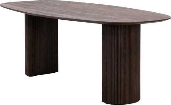 Giga Meubel Eettafel Feline - Deens Ovaal - Mangohout - 240cm