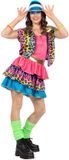 Wilbers & Wilbers Foute Party - Luipaard Regenboog Dameskostuum - Maat 34