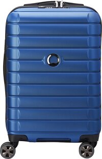 Delsey Handbagage harde koffer / Trolley / Reiskoffer - Shadow 5.0 - 55 cm - Blauw