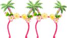 Boland Carnaval Tiara/diadeem - Palmbomen en bloemen - Dames - Hawaii Thema
