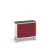 Bott Verso Mobiele Kast | 1050x550x965mm | 6 Laden | Top Tray | RAL 3004