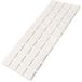 Adsamm® White Square Felt Glides 25x25 mm - 3.5mm Thick Furniture and Floor Protection