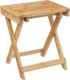5five bijzettafel opvouwbaar - bamboe hout - L39 x B33 x H44 cm