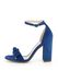 EVITA Sandalen met riem 'EVA' blauw