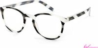 Elle Eyewear Collection Elle Eyewear Leesbril EL15933 zwart wit +1.00