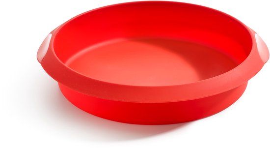 Lékué Cakevorm Rond ø 26 cm - Siliconen - Red