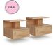 VDD - Table de chevet (Ensembles de 2) - Brun - MDF