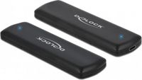 Delock External USB Type-C™ Combo Enclosure for M.2 NVMe PCIe or SATA SSD - tool free
