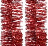 Decoris Guirlandes de Noël - Rouge - 4 pièces - 270 cm