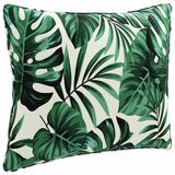 vidaXL - 1-Delig - Rugkussen - PUTTEN - 100% - Polyester - Bladpatroon