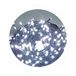 Klassieke 20 m lange lichtketting met 200 witte leds, 8 functies, IP44, ideaal voor binnen- en buitendecoratie.