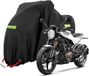 Rouzin Motorfietshoes Waterdichte XXXL Motorfiets Garagehoes 265x105x133cm, 420D Oxford Stoffen Hoes Motorfiets Universele Beschermhoes Motorfietshoes Regenhoes