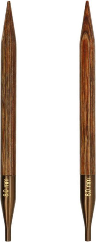 KnitPro Ginger Verwisselbare Breipunten - 8.00mm - Hout