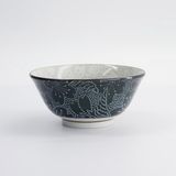Tokyo Design Studio Mixed Bowls Dot Sakura 14.8x6.8cm - Grijs/Zwart - servieskom 500ml