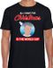 Bellatio Decorations Bondscoach Louis all I want for Christmas fout Kerst shirt - zwart - heren - Kerst t-shirt / Kerst outfit L