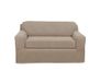 MAYTEX Pixel Ultra Soft Stretch 2 Stuk Meubelhoes Loveseat Slipcover, Zand