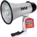 Pyle Mégaphone Haut-parleur - PA Bullhorn - Corne de haut-parleur - Haut-parleur portable avec sirène et volume réglable - 20Watt - Poignée pliable - Idéal pour le football, le hockey, le basketball, les entraîneurs