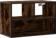 vidaXL Tv-meubel 60x31x39,5cm bewerkt hout metaal gerookt eikenkleurig