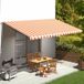 Maison Exclusive - Pièce de rechange pour store, jaune et orange, 600x300 cm, polyester