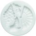 Silikomart 71.432.00.0096 bakvorm voor fondant SLK332 Flamenco siliconen wit