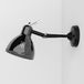 Rotaliana Luxy H0 Glam Lampe murale, noir/fumé, verre