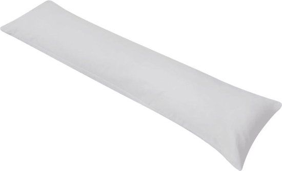 vidaXL Zijslaapkussen - 40x145 cm - Grijs
