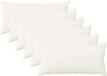 vidaXL - Kussensloop - 6 stuks - HEERLEN - Wit - 40 x 80 cm - Katoensatijn