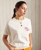 Superdry Dames-T-shirt met ronde hals Workwear