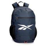 Reebok Wayland rugzak + schooltas, blauw, 33 x 48 x 17 cm, polyester, 26,93 l, Blauw, Eén maat, rugzak + pennenetui