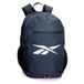 Reebok Wayland rugzak + schooltas, blauw, 33 x 48 x 17 cm, polyester, 26,93 l, Blauw, Eén maat, rugzak + pennenetui