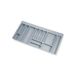 Emuca - Besteklade, keukenlade organizer, bestekbak, 12 vakken, 100cm module, plastic, antraciet grijs