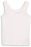 Tom Tailor - Slim fit top met ronde hals - Maat XL - Whisper White