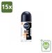 NIVEA MEN Black & White Ultimate Impact Deodorant Roller 50 ml - 15 stuks