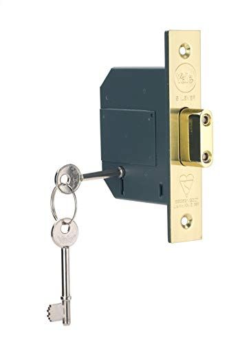 Yale PM562 High Security Mortice Dead Lock - 76mm - Polished Brass