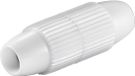 Goobay Coax-kabelconnector, schroefbaar, wit