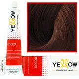 Permanente Yellow Color Argan Oil Permanent Cosmetica Haarkleur 6/35 Biondo Donkergoud MOGANO Yellow Color Argan Oil