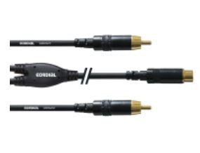 Cordial CFY 0.3 ECC - 0,3 m - Zwart