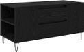 vidaXL Table basse Chêne noir 102 x 44,5 x 50 cm Bois transformé