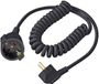 Sygonix SY-7279266 Cordon d'alimentation 16 A Noir 2,50 m H05VV-F 3G 1,5 mm² Câble en spirale